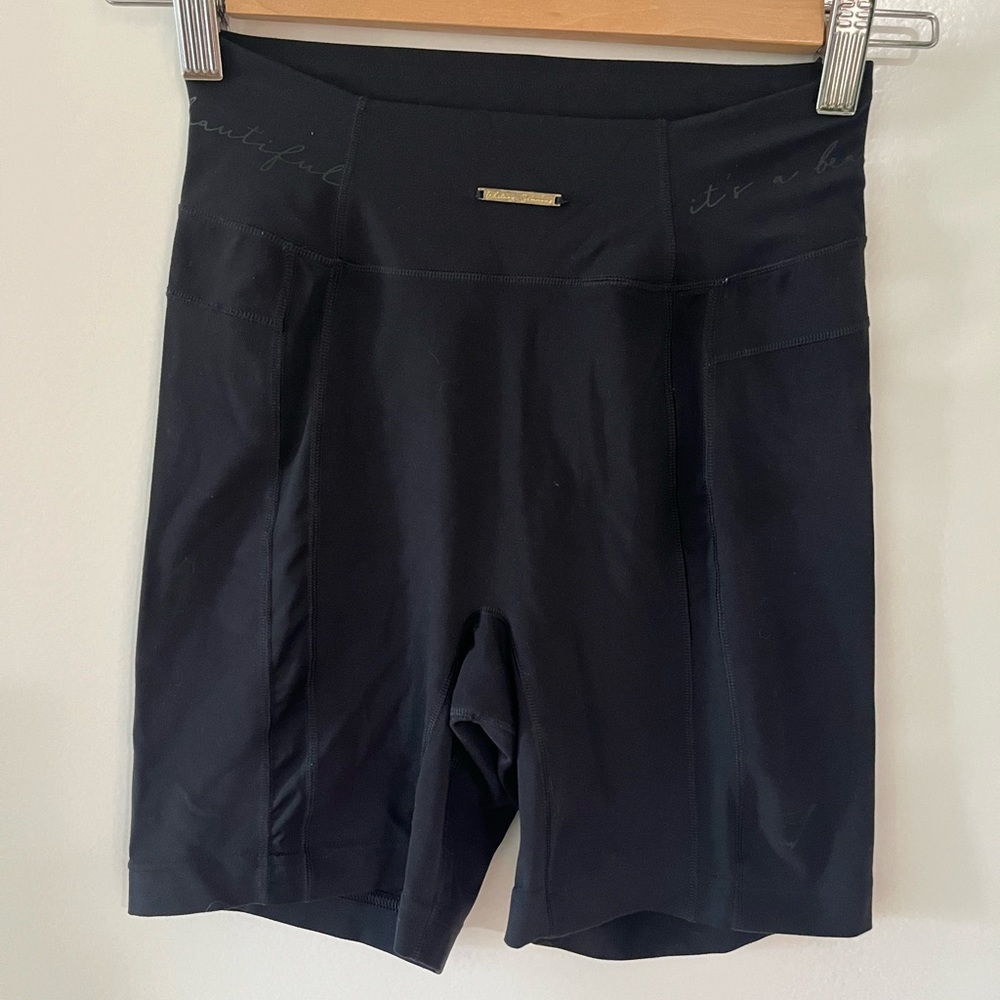 Gymshark x Whitney Simmons high waisted bike shorts